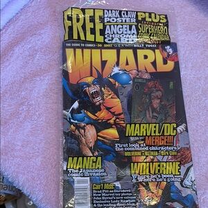 NWT Comic Magazine with Dark Claw Poster
